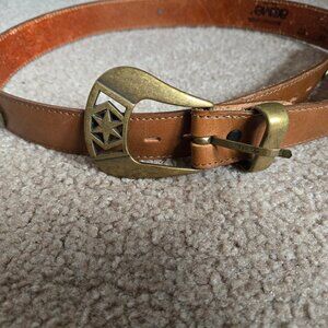 ACME brown leather belt